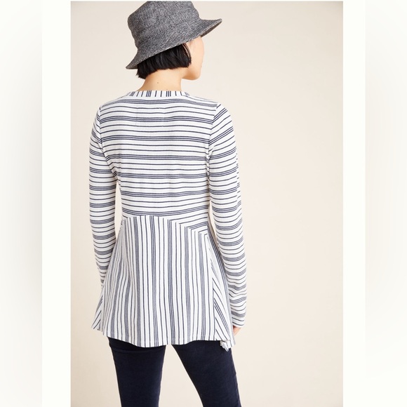 ANTHROPOLOGIE / Eliza Striped Long Sleeve Top - Picture 3 of 8